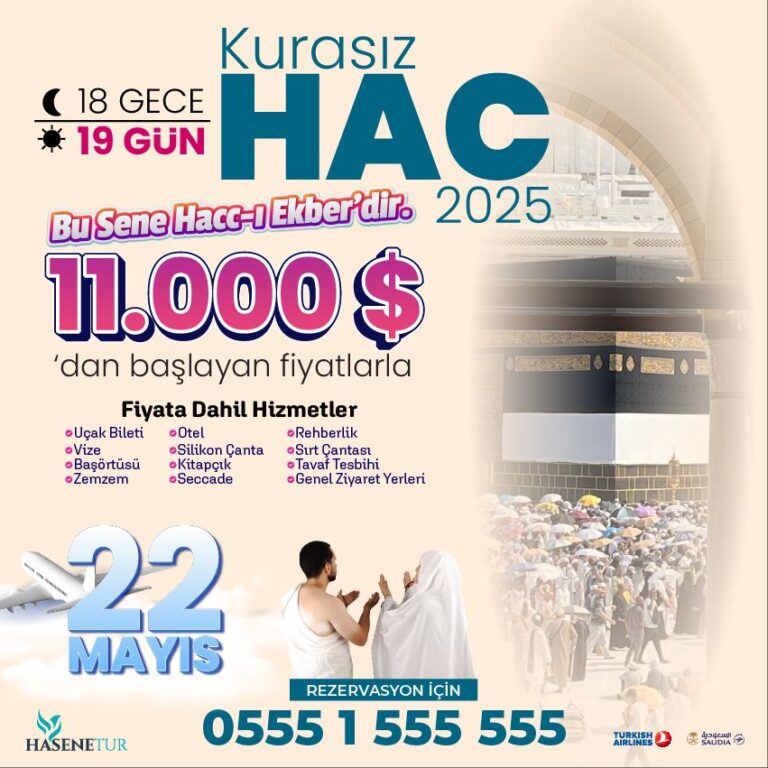 hac fiyatları özel hac 2025