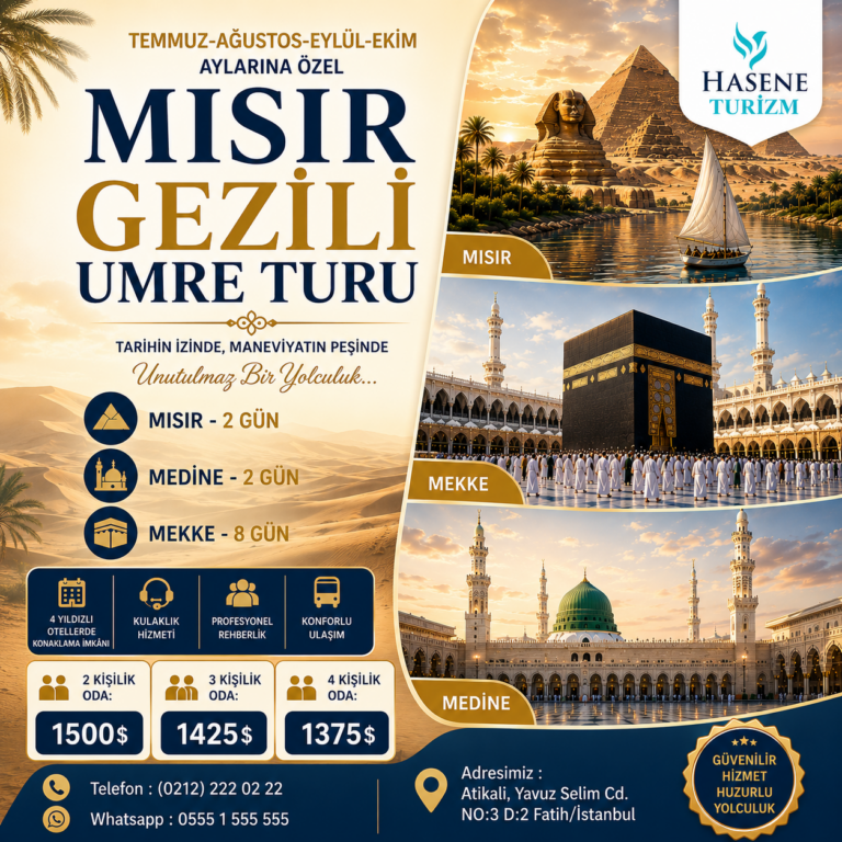 Mısır Gezili Umre turu